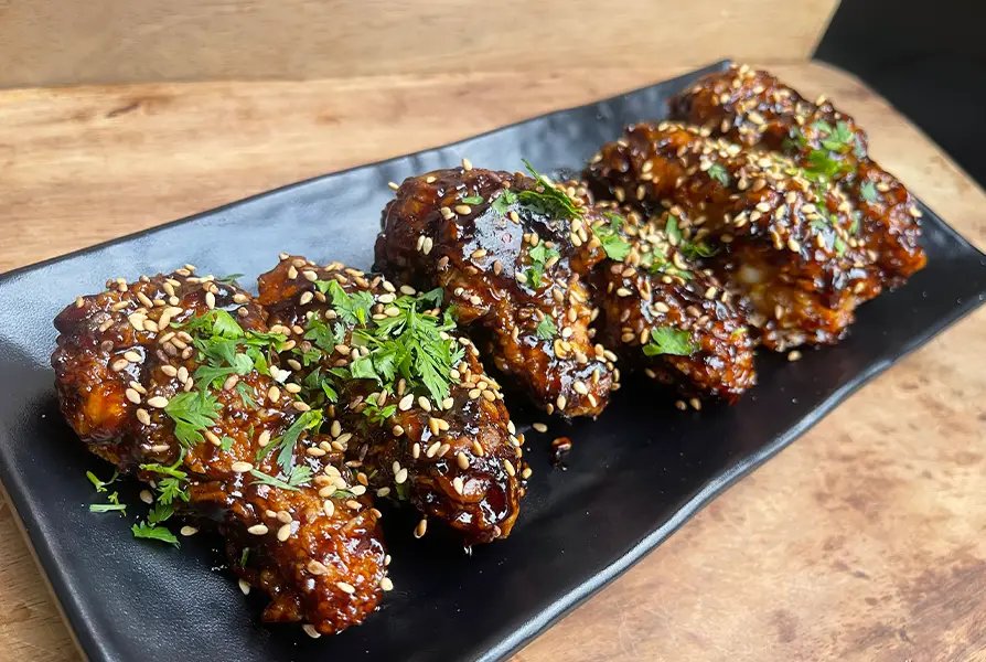 BBQ Fried Chicken Wings
