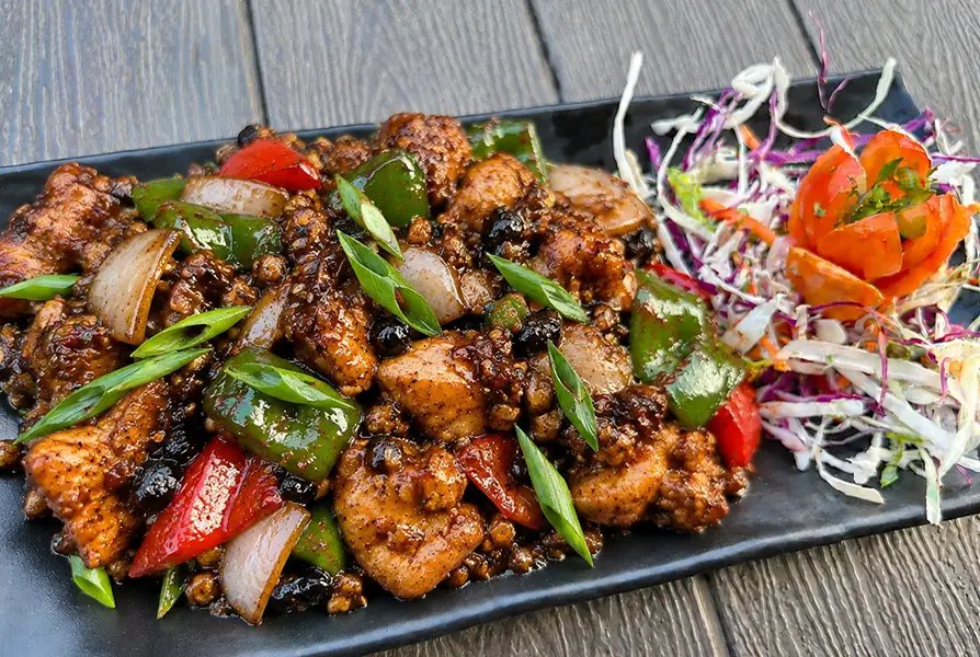 Chicken in Black Bean Sauce