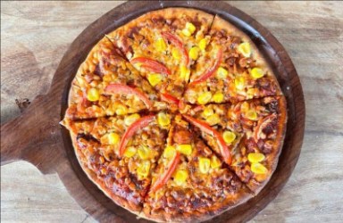 Golden Corn Delight Pizza