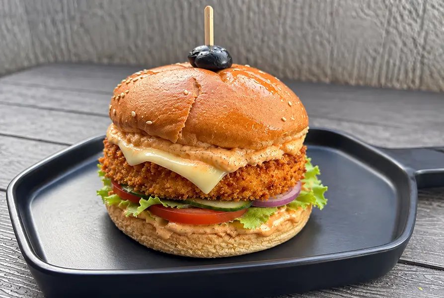 Crispy Paneer Burger