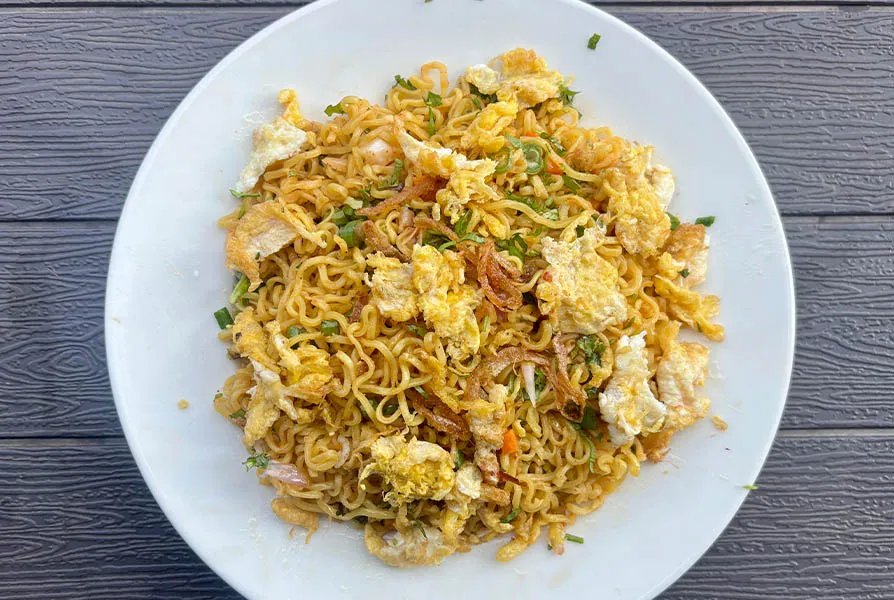 Double Egg Fried Maggi