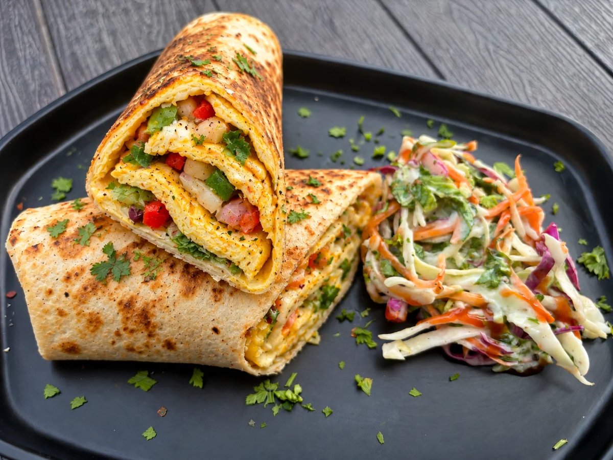 Egg Omelette Wrap