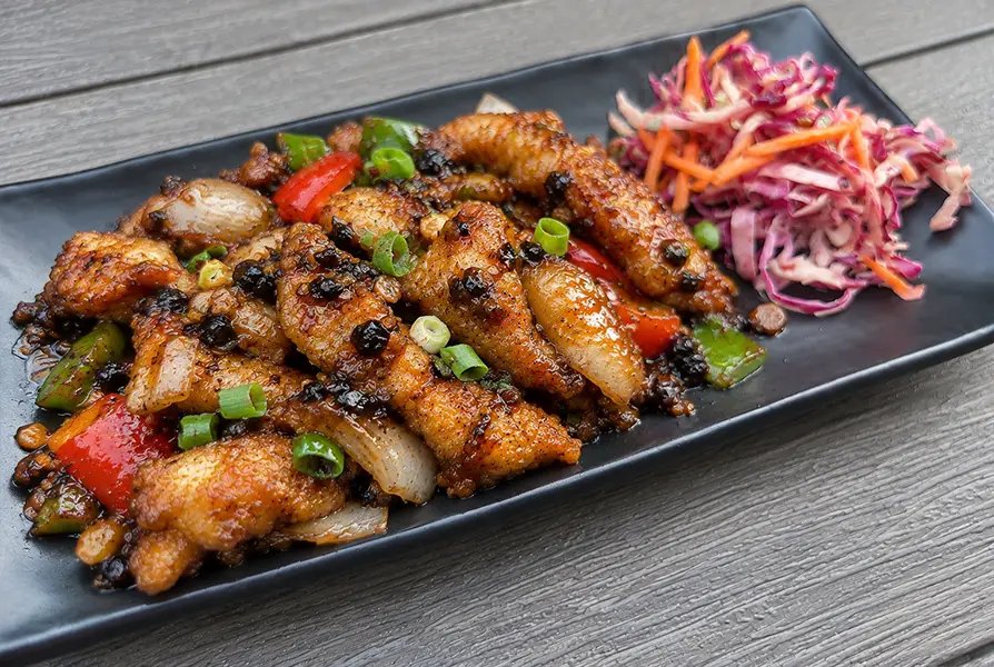Fish in Black Bean Sauce