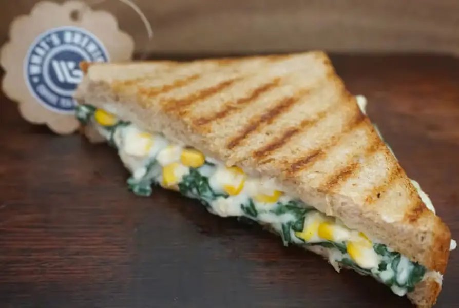 Golden Corn Cheese Sandwich