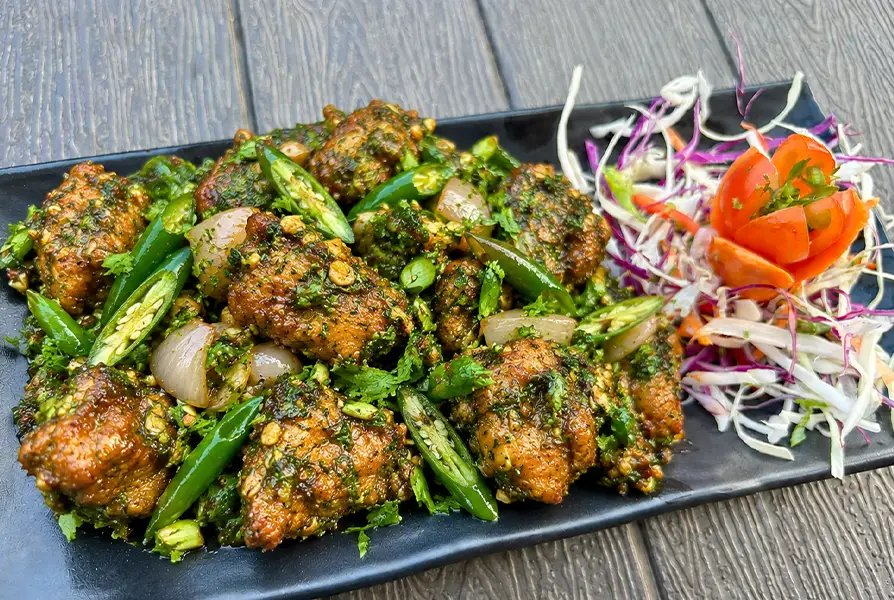 Green Chilli Coriander Chicken