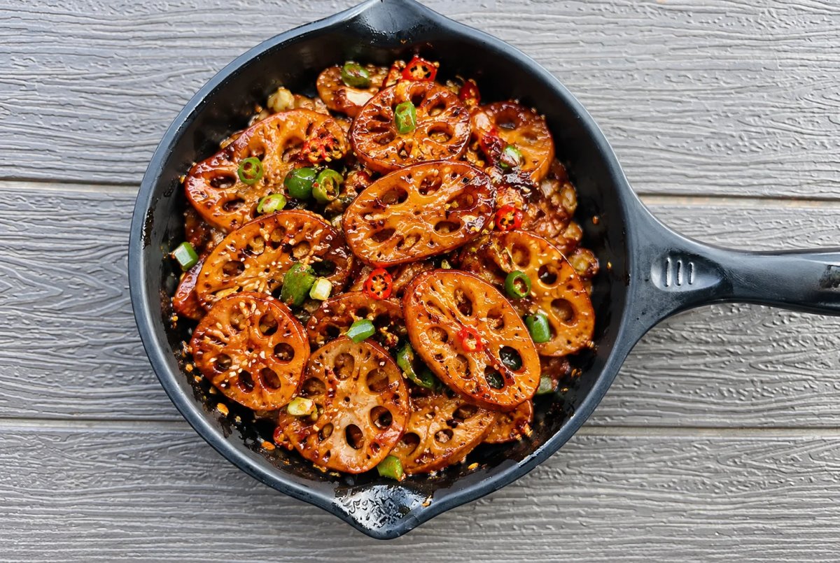 Honey Chilli Lotus Stem