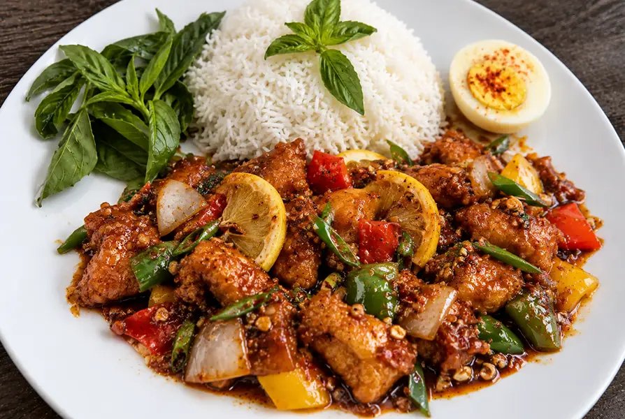 Honey Lemon Chilli with Jasmine Rice