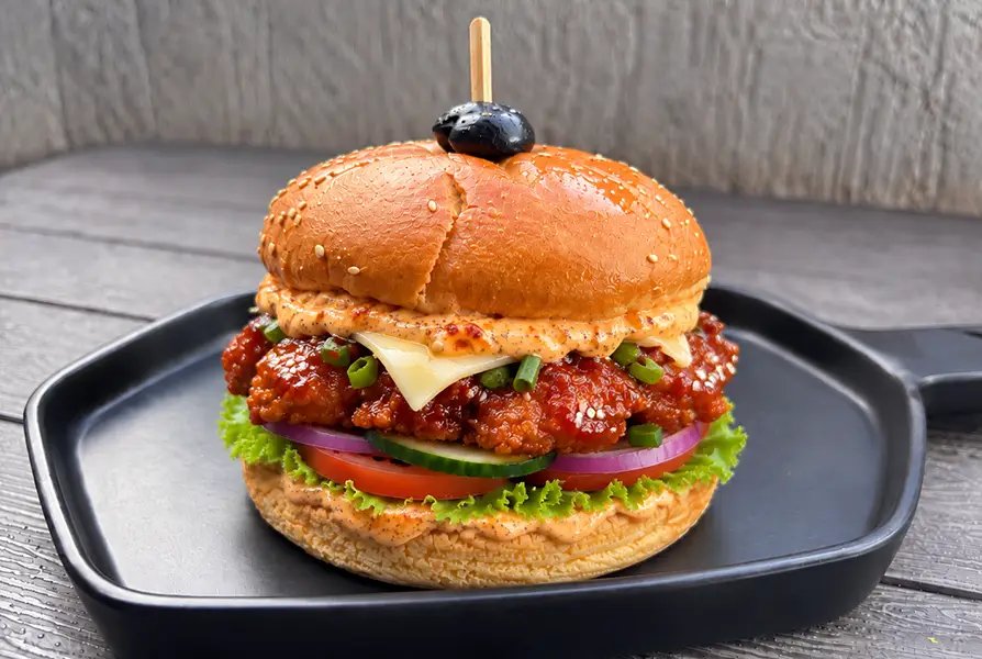 Korean Chicken Burger