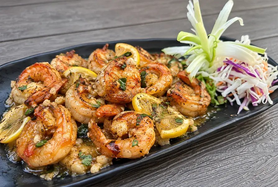 Lemon Butter Garlic Prawns