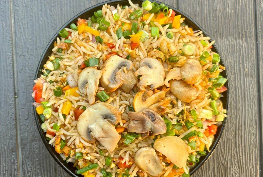 Mushroom Fried Rice