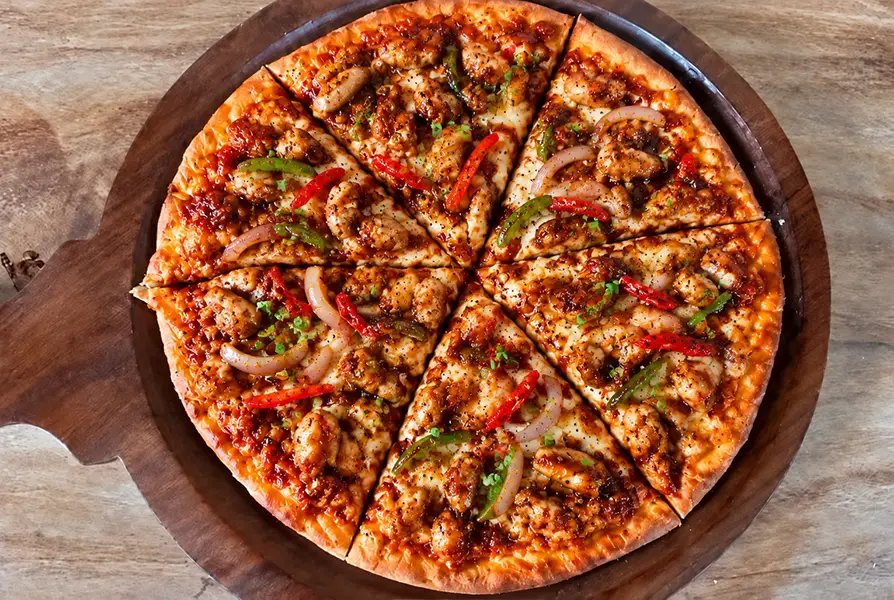 Oyster Sauce Chicken Pizza