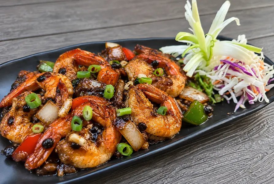 Prawn in Black Bean Sauce
