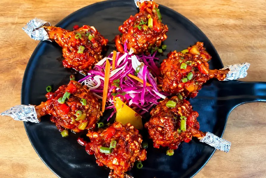 Schezwan Chicken Lollipop