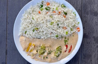 Russian Stroganoff with Jasmine Rice