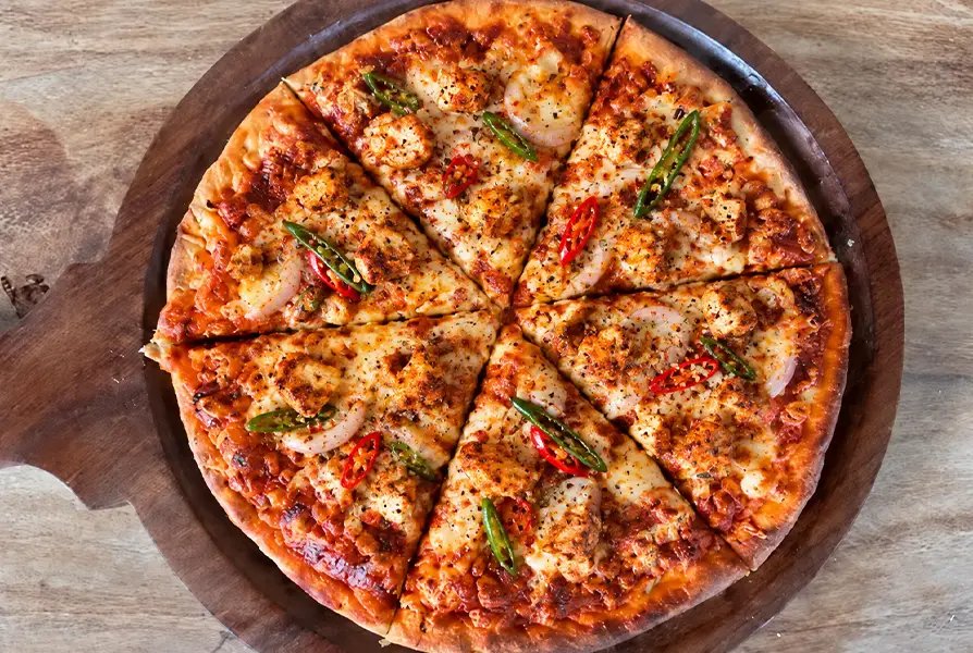 Telangana Spicy Chicken Pizza